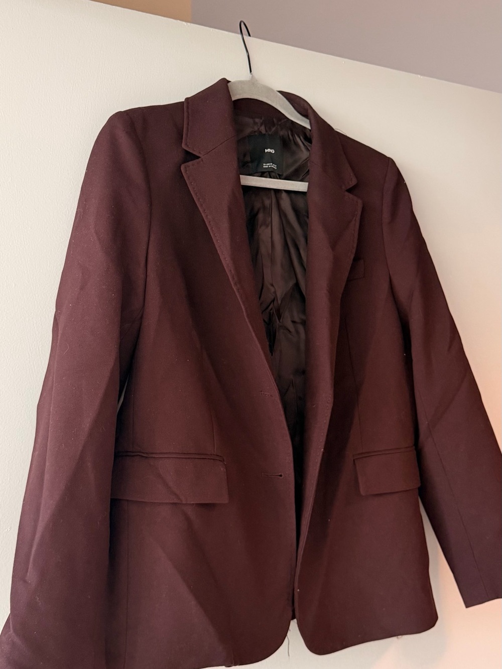 Mango Straight Fit Suit Blazer - Picture 4 of 6